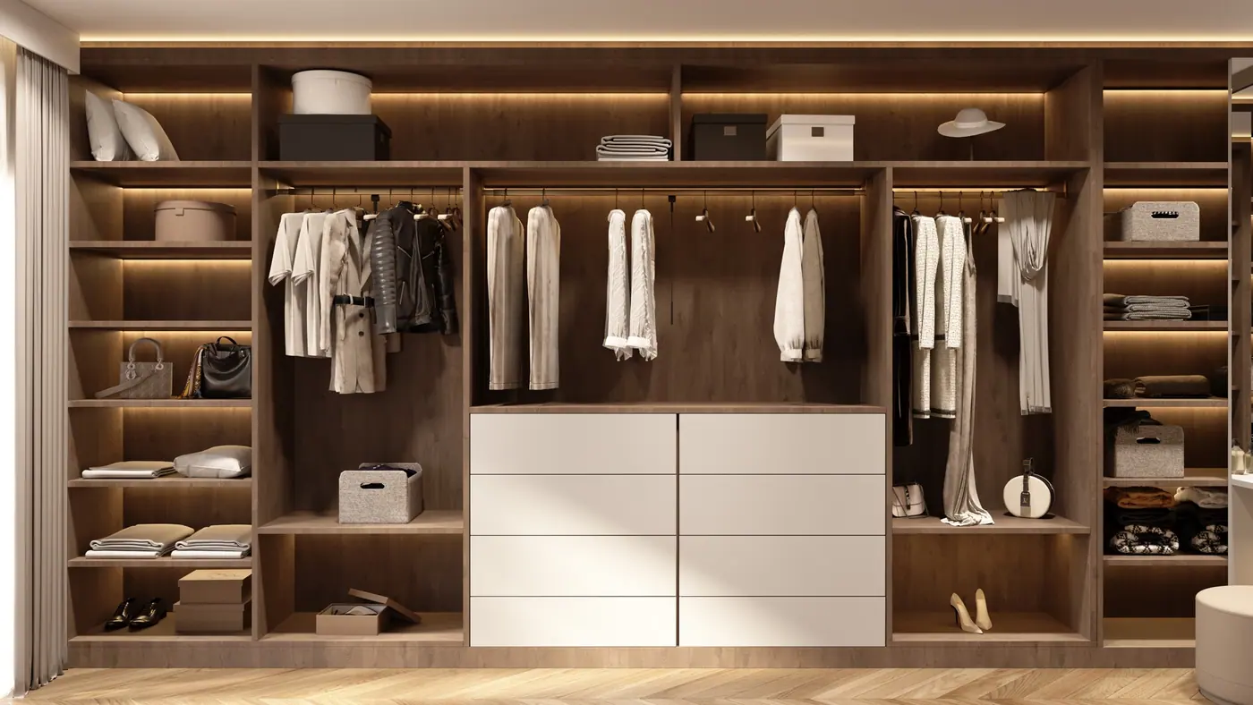 Villa Trano Gasy · walk-in wardrobe